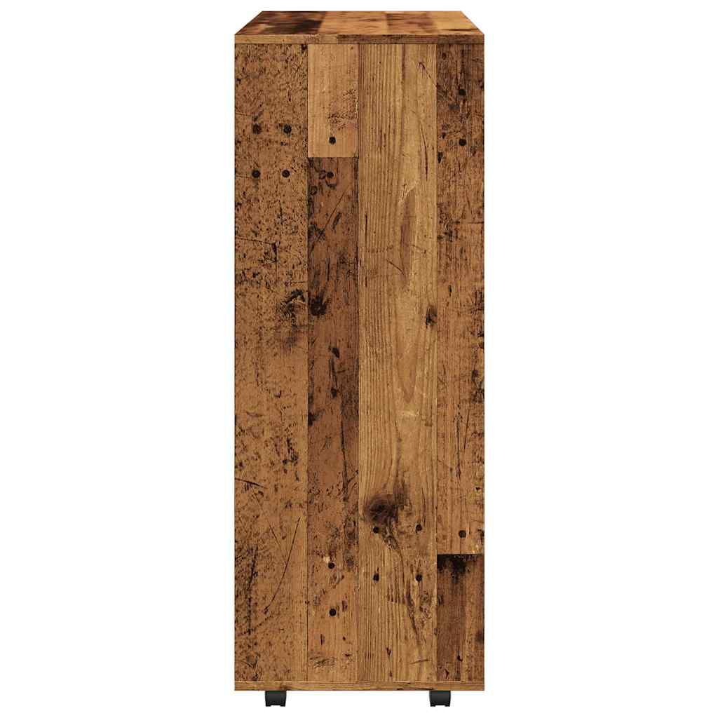 Modern Wooden Open Bedroom Wardrobe With Hanging Clothes Rail & Shelves