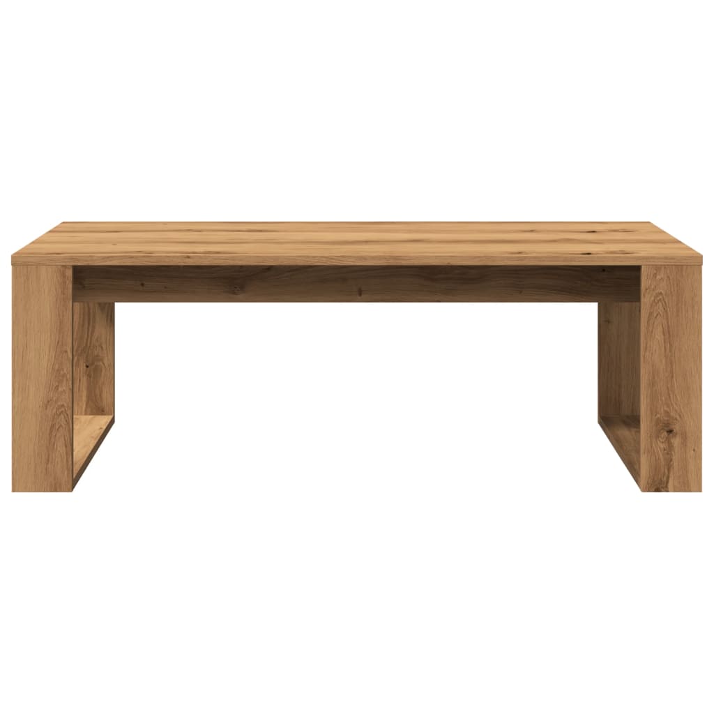 Coffee Table Artisan Oak 102x50x35 cm Engineered Wood