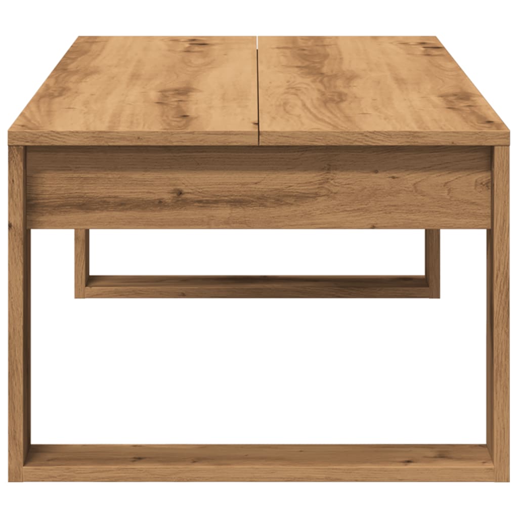 Coffee Table Artisan Oak 102x50x35 cm Engineered Wood