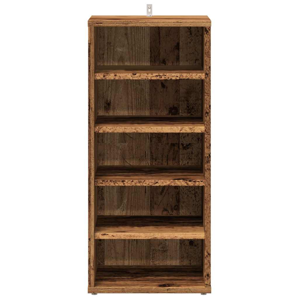 Shoe Cabinets 2 pcs Old Wood 32x35x70 cm Engineered Wood