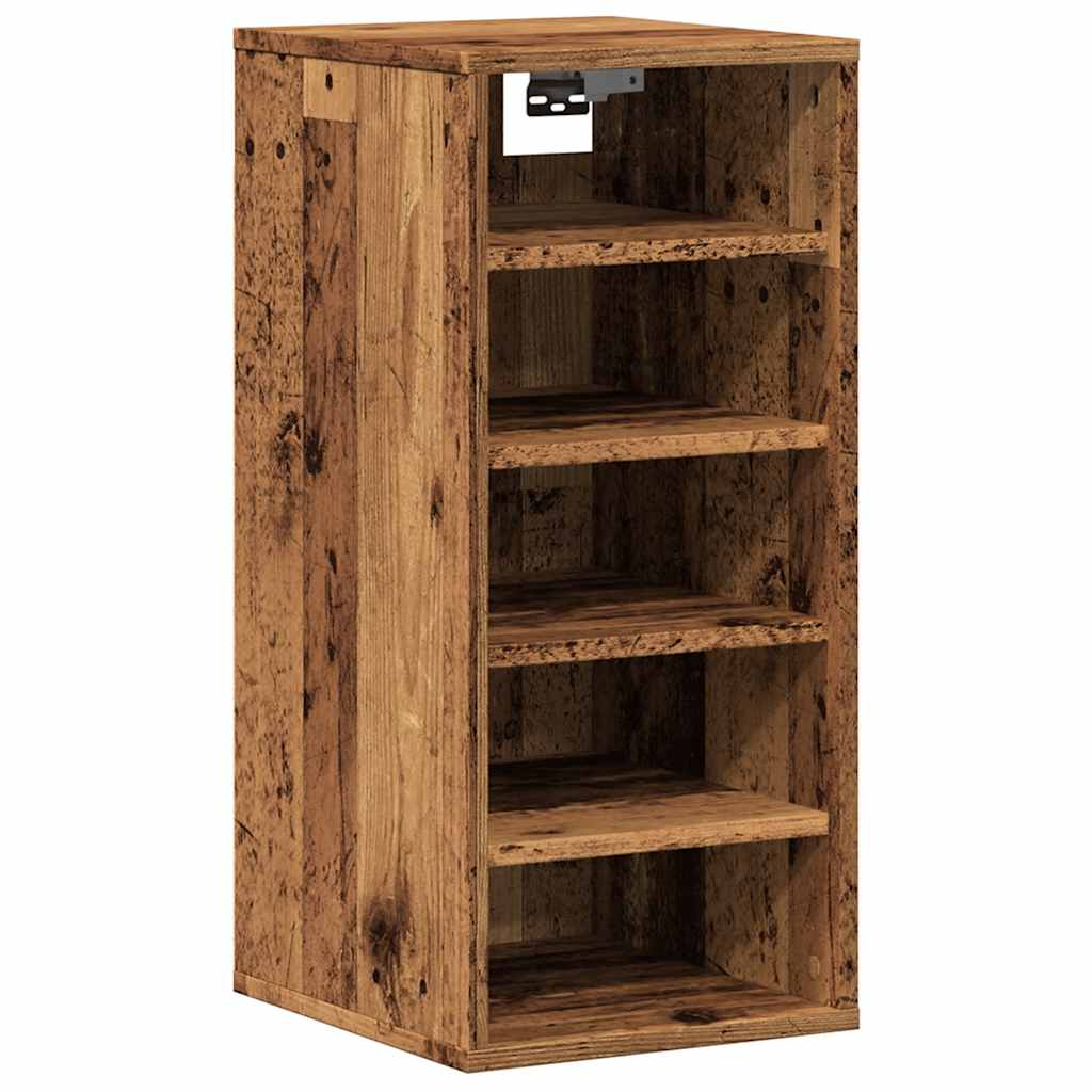 Shoe Cabinets 2 pcs Old Wood 32x35x70 cm Engineered Wood