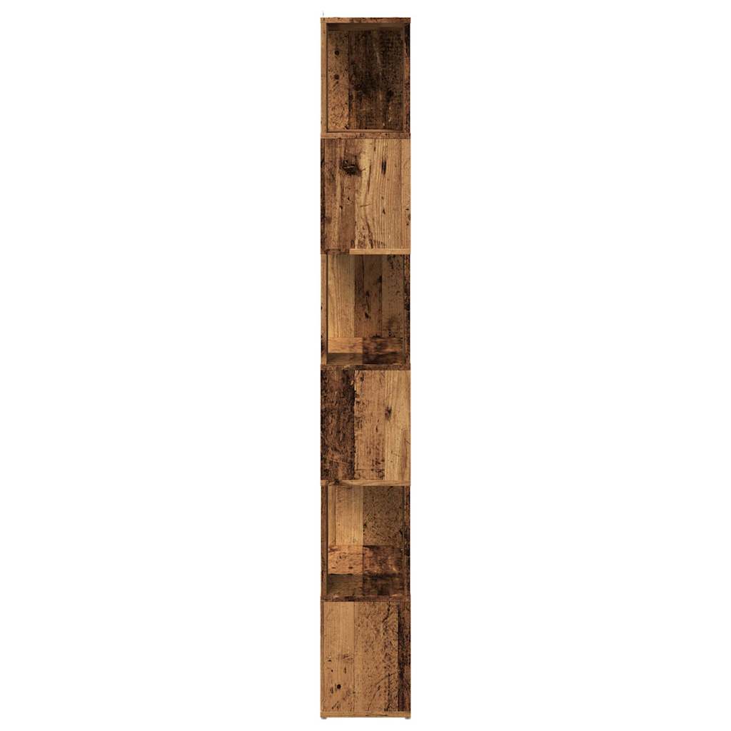Modern Wooden Tall Open Bookcase Book Storage Cabinet Room Divider Wood