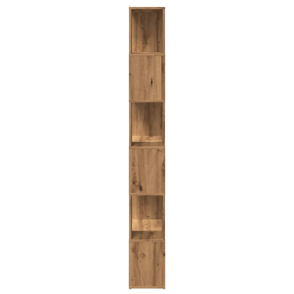 Modern Wooden Tall Open Bookcase Book Storage Cabinet Room Divider Wood