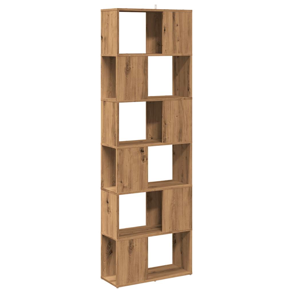 Modern Wooden Tall Open Bookcase Book Storage Cabinet Room Divider Wood