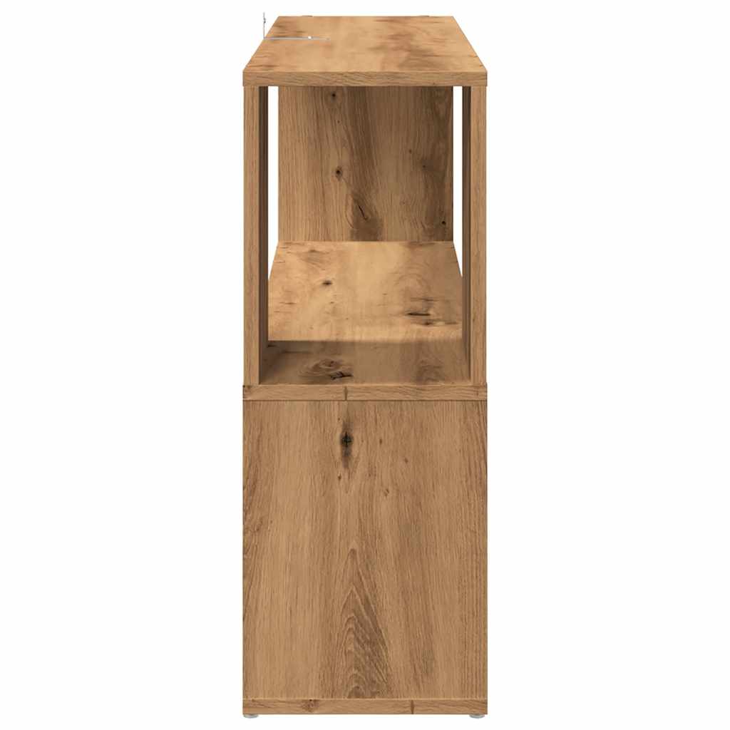 Book Cabinet Artisian Oak 100x24x63 cm Engineered Wood