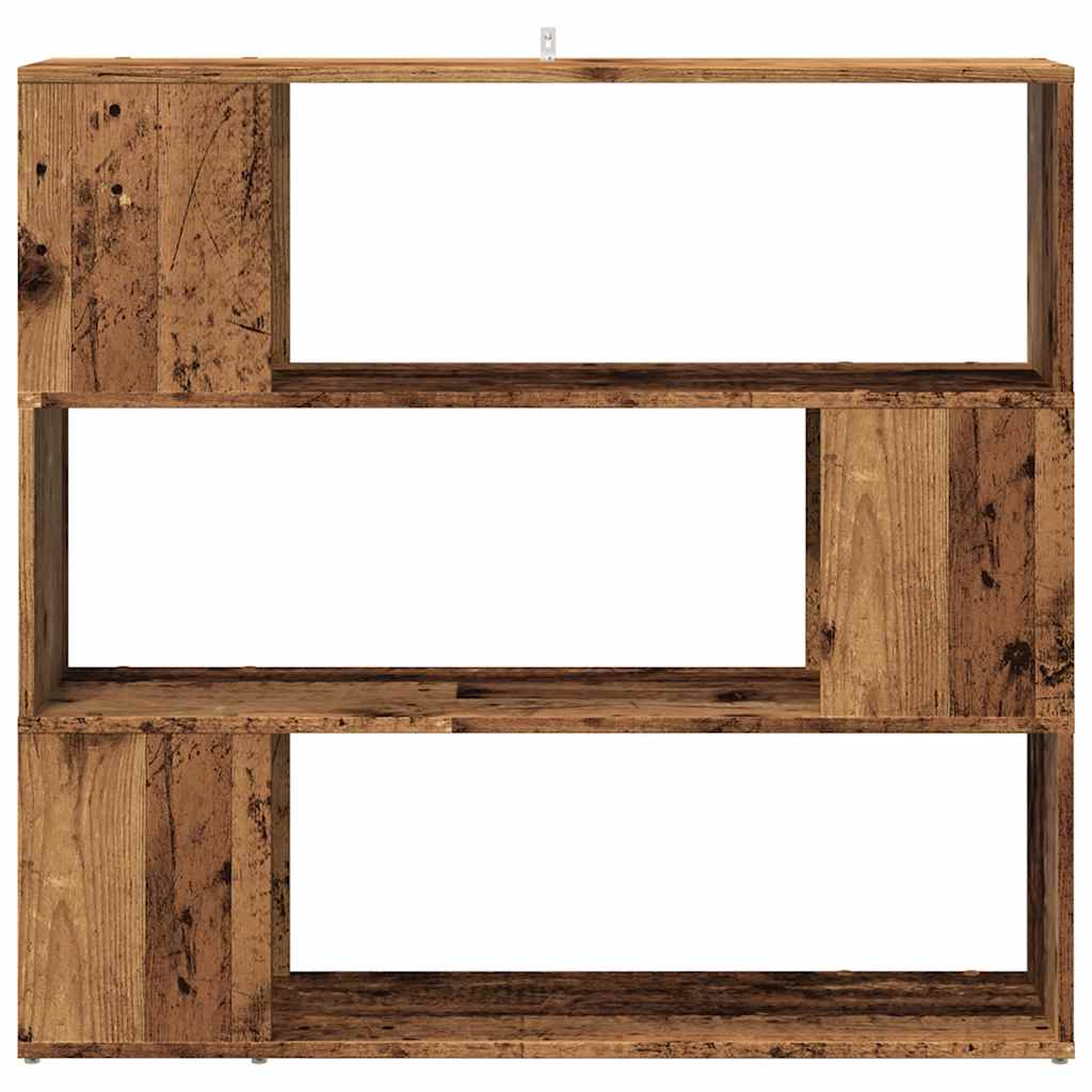 Book Cabinet/Room Divider Old Wood 100x24x94 cm