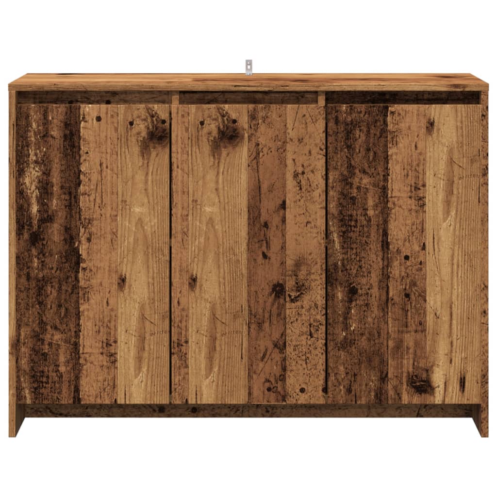 Modern Wooden 3 Door Home Sideboard Storage Cabinet Wood Dining Room Unit