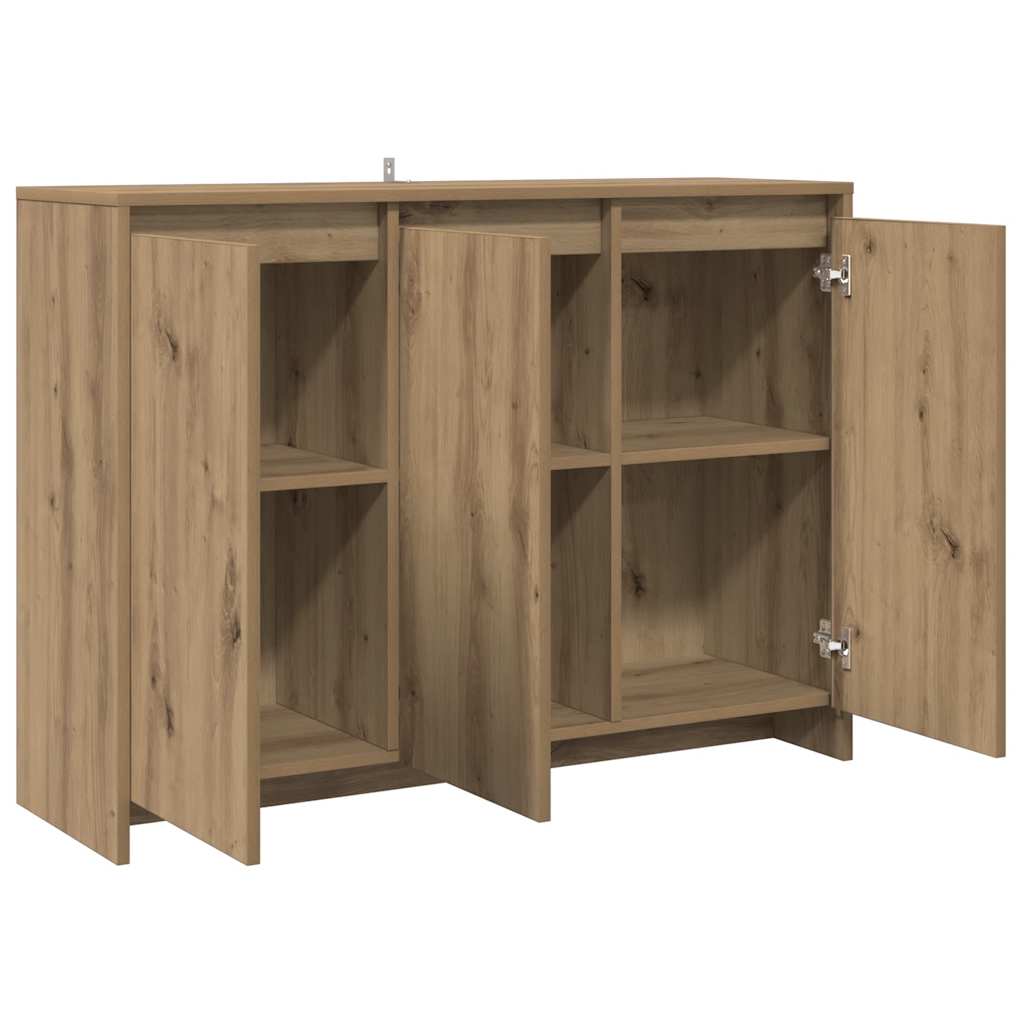 Sideboard Artisan Oak 102x33x75 cm Engineered Wood