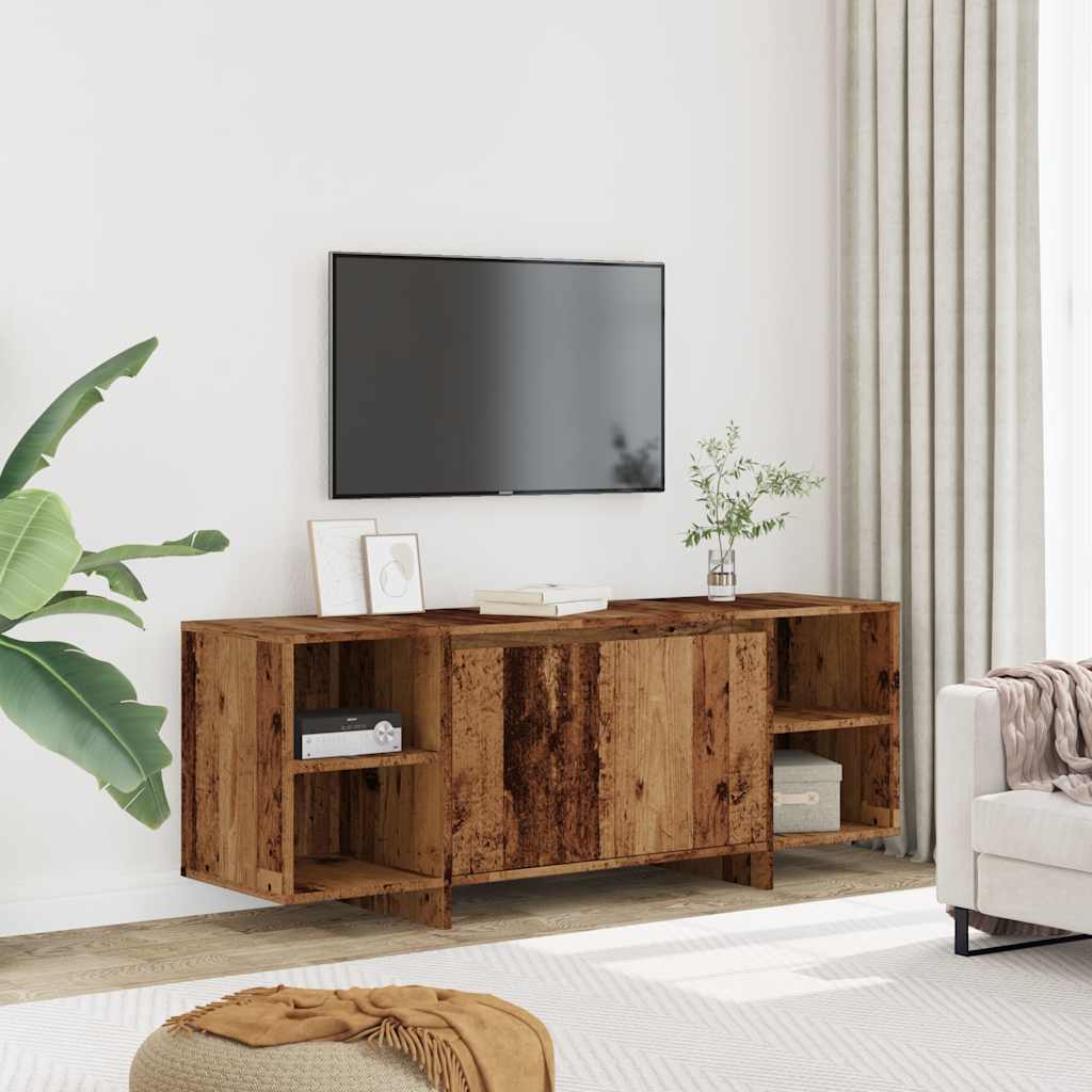 Modern Wooden TV Tele Stand Unit Cabinet Home Entertainment Unit With 2 Doors