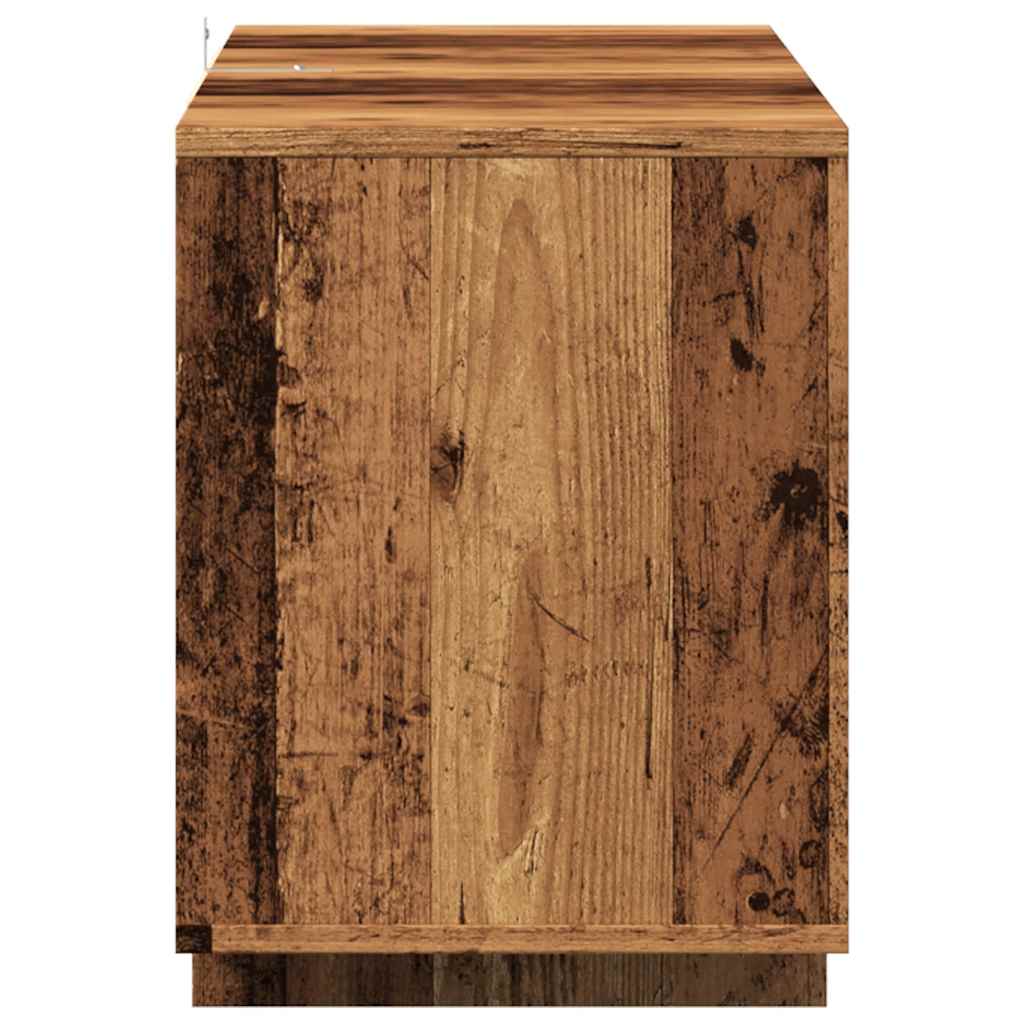 Modern Wooden TV Tele Stand Unit Cabinet Home Entertainment Unit With 2 Doors