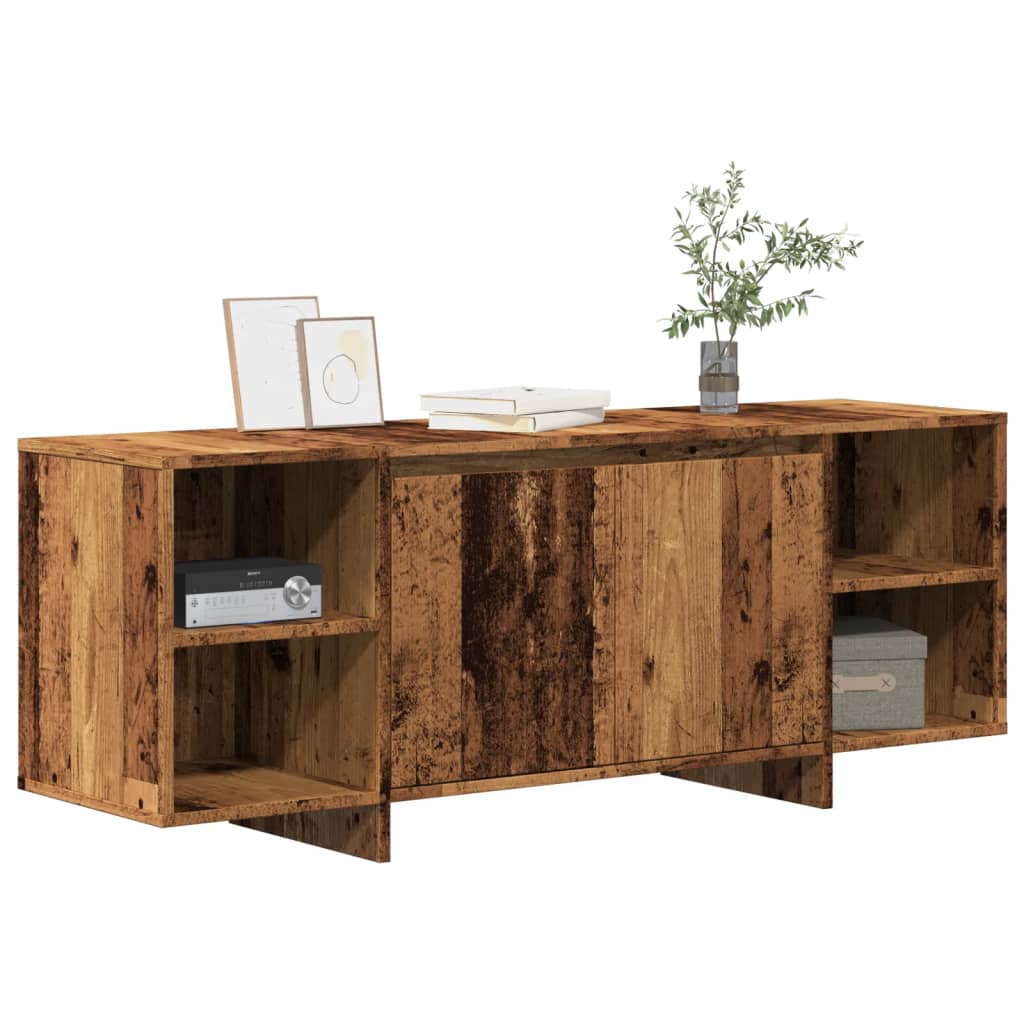 Modern Wooden TV Tele Stand Unit Cabinet Home Entertainment Unit With 2 Doors