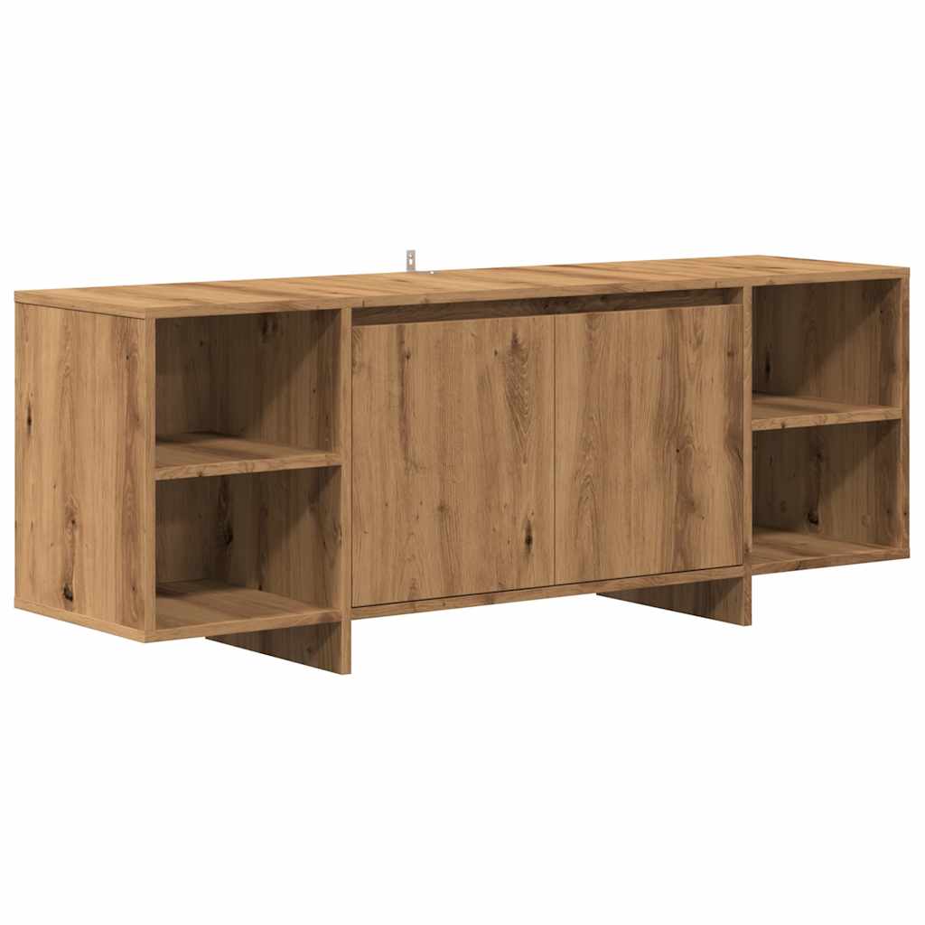 Modern Wooden TV Tele Stand Unit Cabinet Home Entertainment Unit With 2 Doors