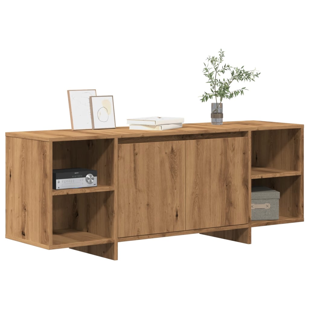 Modern Wooden TV Tele Stand Unit Cabinet Home Entertainment Unit With 2 Doors