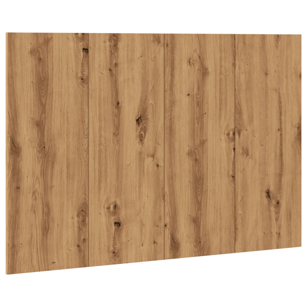 Bed Headboard Artisan Oak 120x1.5x80 cm Engineered Wood