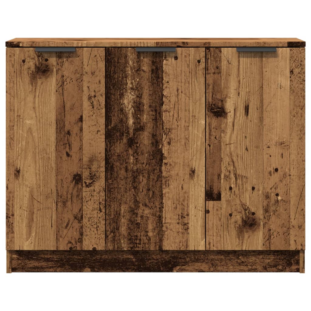 Modern Wooden 3 Door Sideboard Storage Cabinet Wood Dining Room Unit