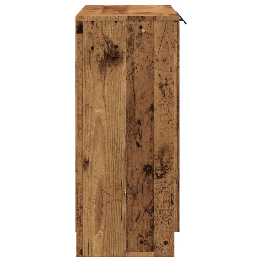 Modern Wooden 3 Door Sideboard Storage Cabinet Wood Dining Room Unit