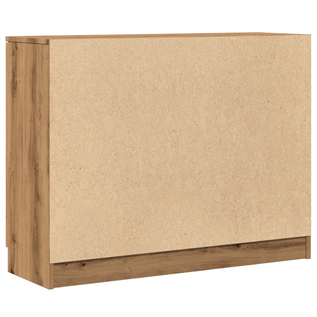 Modern Wooden 3 Door Sideboard Storage Cabinet Wood Dining Room Unit