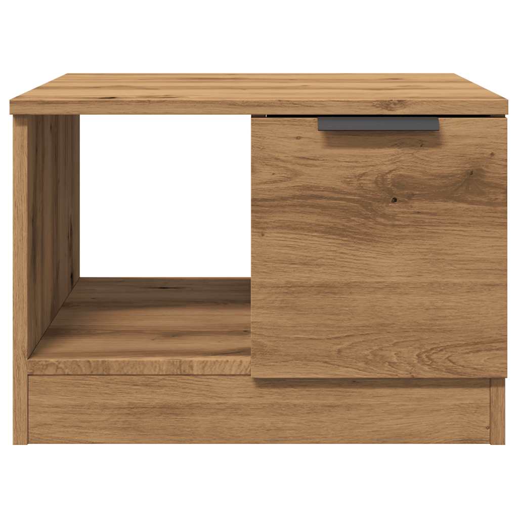 Coffee Table Artisan Oak 50x50x36 cm Engineered Wood