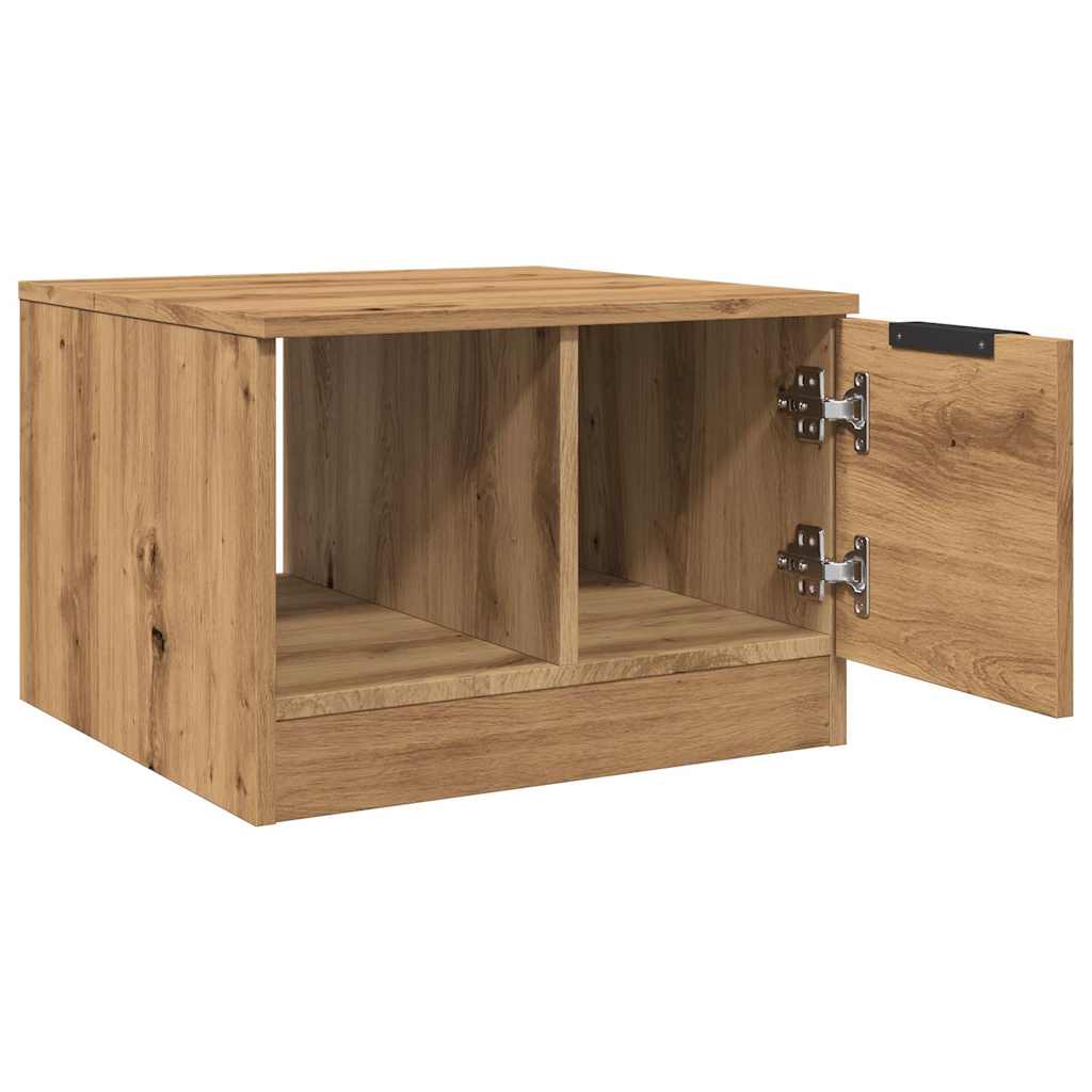 Coffee Table Artisan Oak 50x50x36 cm Engineered Wood