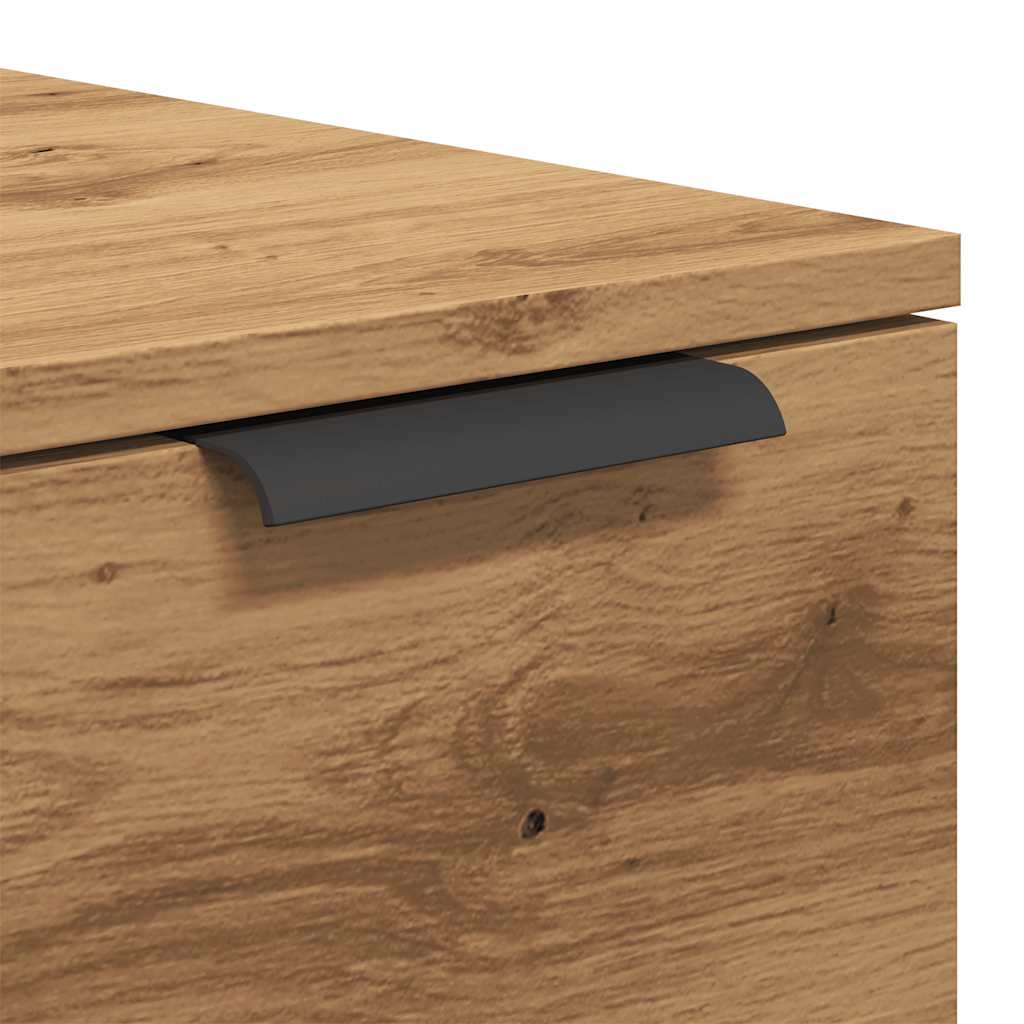Coffee Table Artisan Oak 50x50x36 cm Engineered Wood