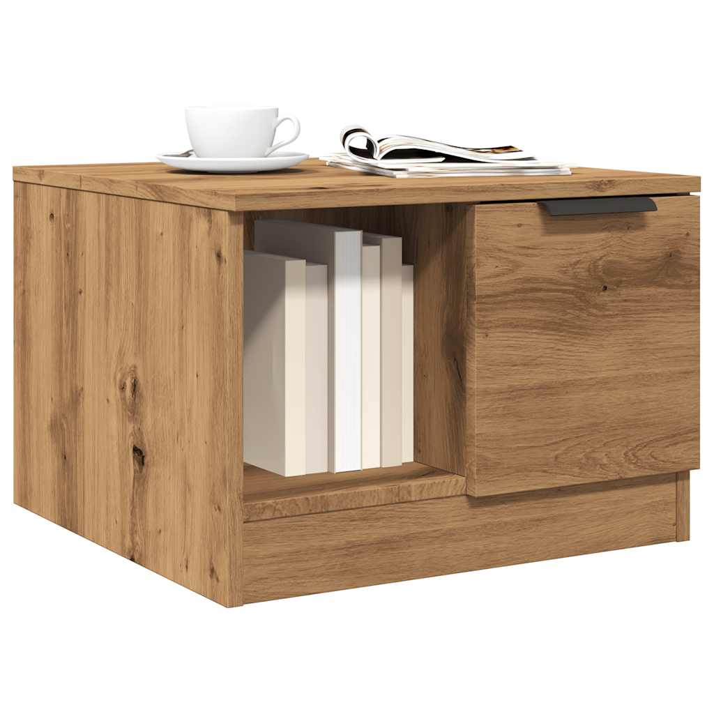 Coffee Table Artisan Oak 50x50x36 cm Engineered Wood
