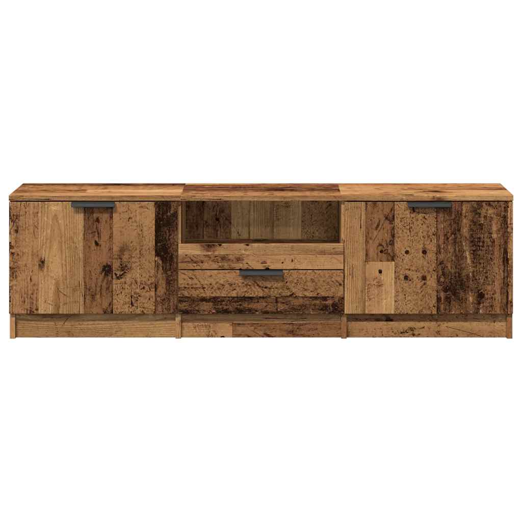 Modern Wooden 55 Inch TV Tele Stand Unit Cabinet With 3 Storage Drawers