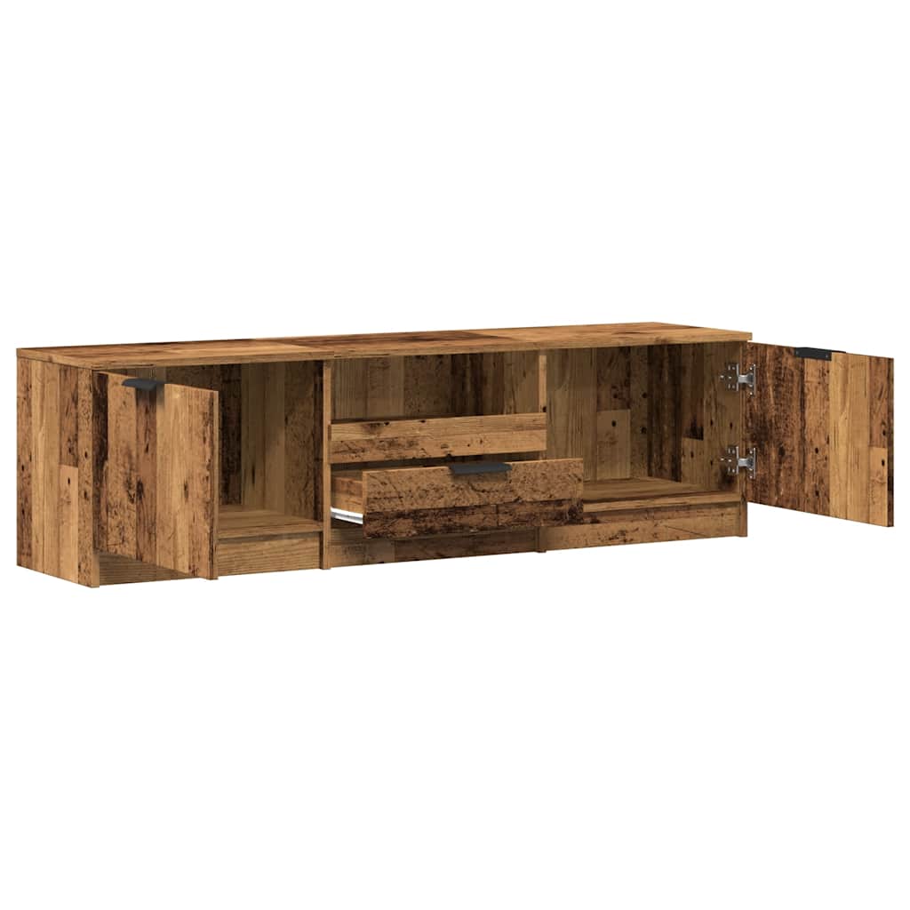 Modern Wooden 55 Inch TV Tele Stand Unit Cabinet With 3 Storage Drawers