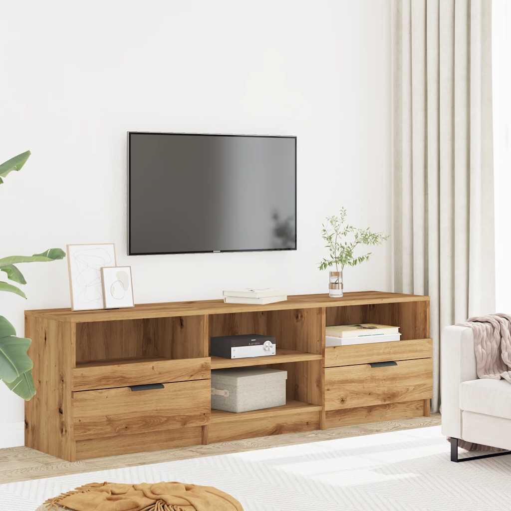 TV Cabinet Artisan Oak 150x33.5x45 cm Engineered Wood