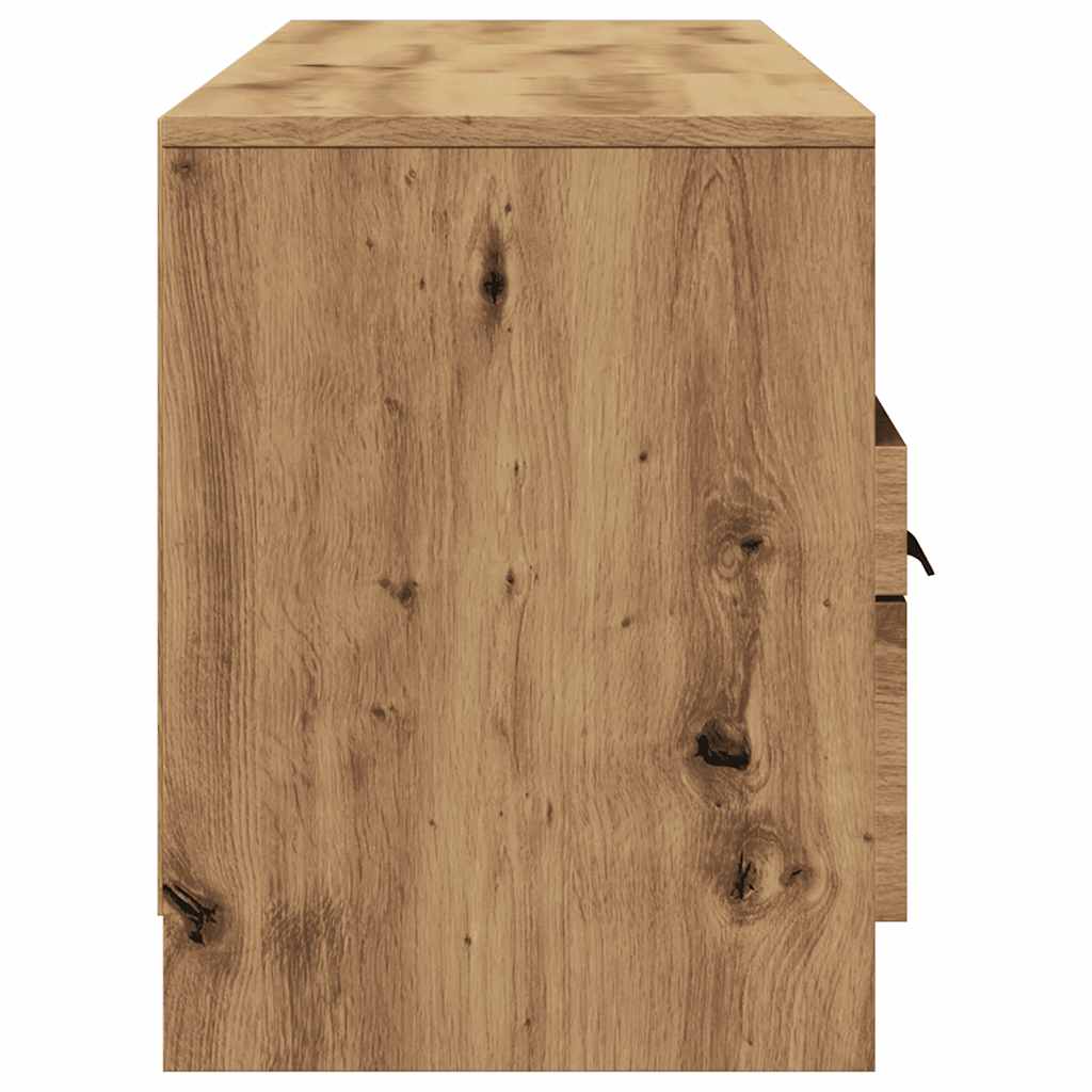 TV Cabinet Artisan Oak 150x33.5x45 cm Engineered Wood