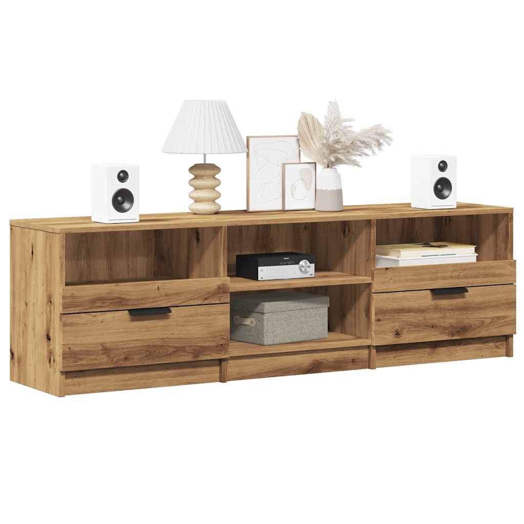 TV Cabinet Artisan Oak 150x33.5x45 cm Engineered Wood