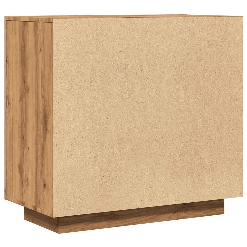 Sideboard Artisan Oak 80x40x75 cm Engineered Wood