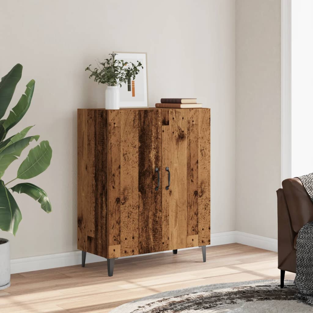 Modern Wooden 2 Door Home Sideboard Storage Cabinet Wood Dining Room Unit