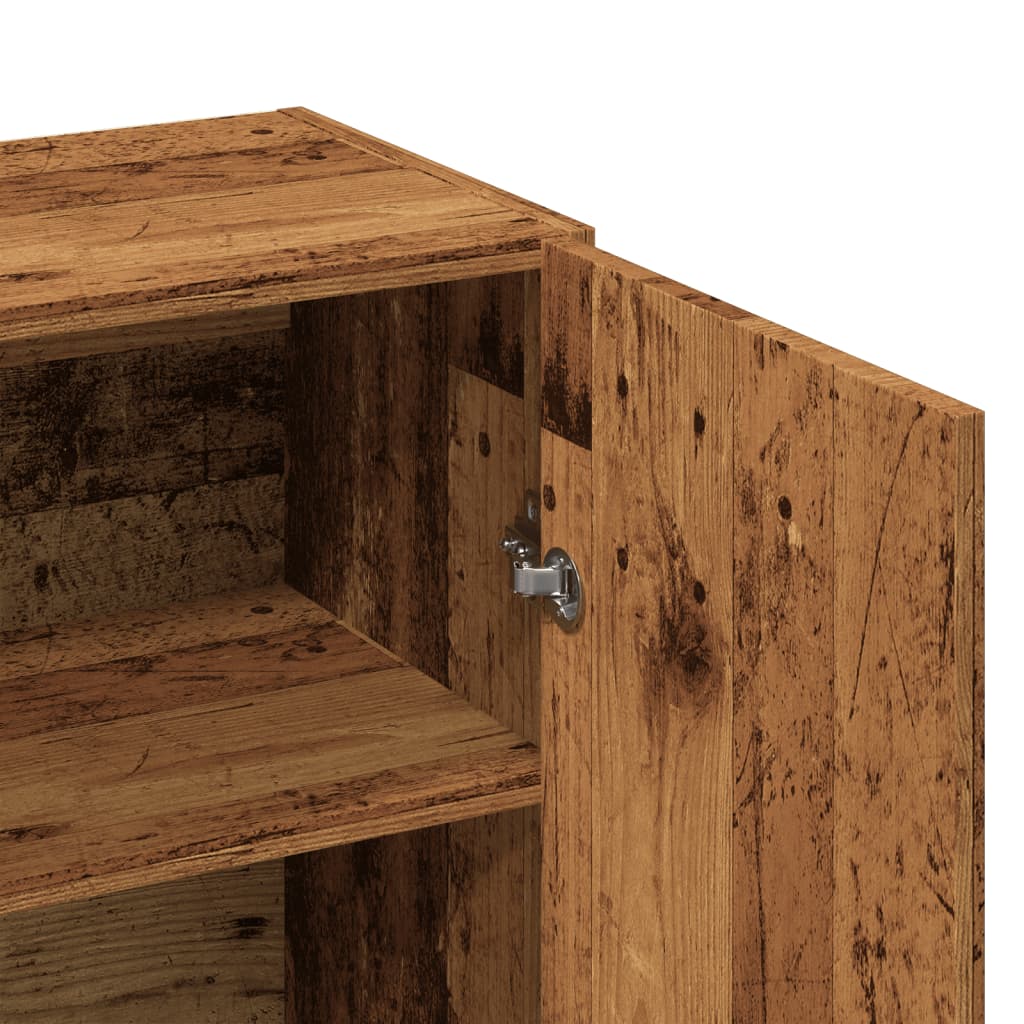 Modern Wooden 2 Door Home Sideboard Storage Cabinet Wood Dining Room Unit