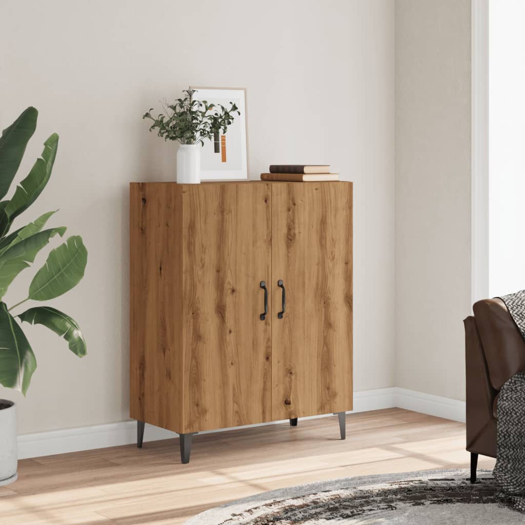 Modern Wooden 2 Door Home Sideboard Storage Cabinet Wood Dining Room Unit