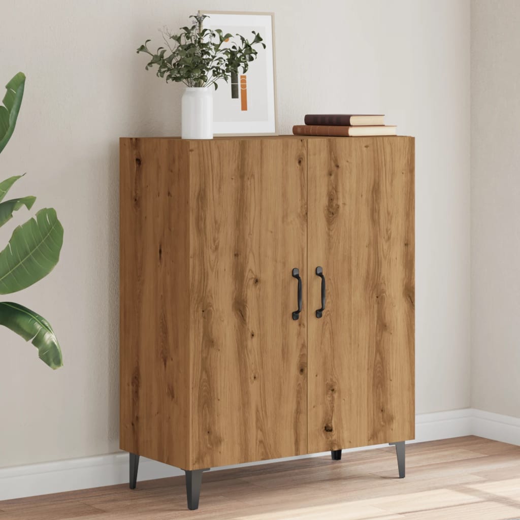 Modern Wooden 2 Door Home Sideboard Storage Cabinet Wood Dining Room Unit