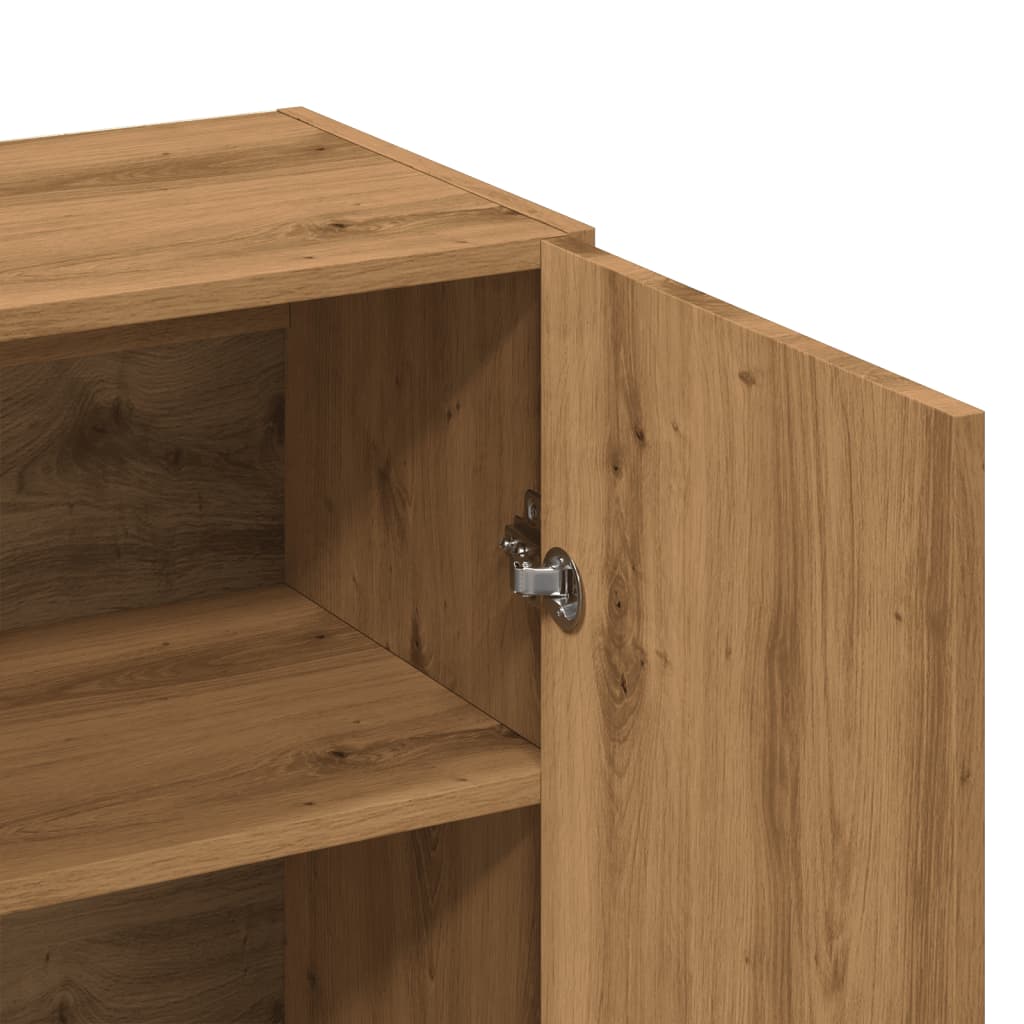 Modern Wooden 2 Door Home Sideboard Storage Cabinet Wood Dining Room Unit