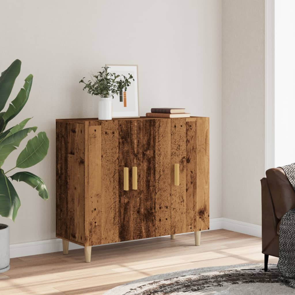 Modern Wooden 3 Door Home Sideboard Storage Cabinet Dining Room Wood Unit
