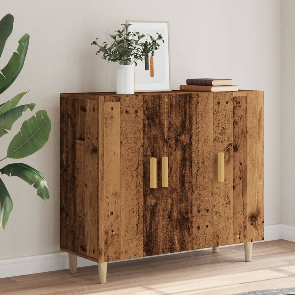 Modern Wooden 3 Door Home Sideboard Storage Cabinet Dining Room Wood Unit