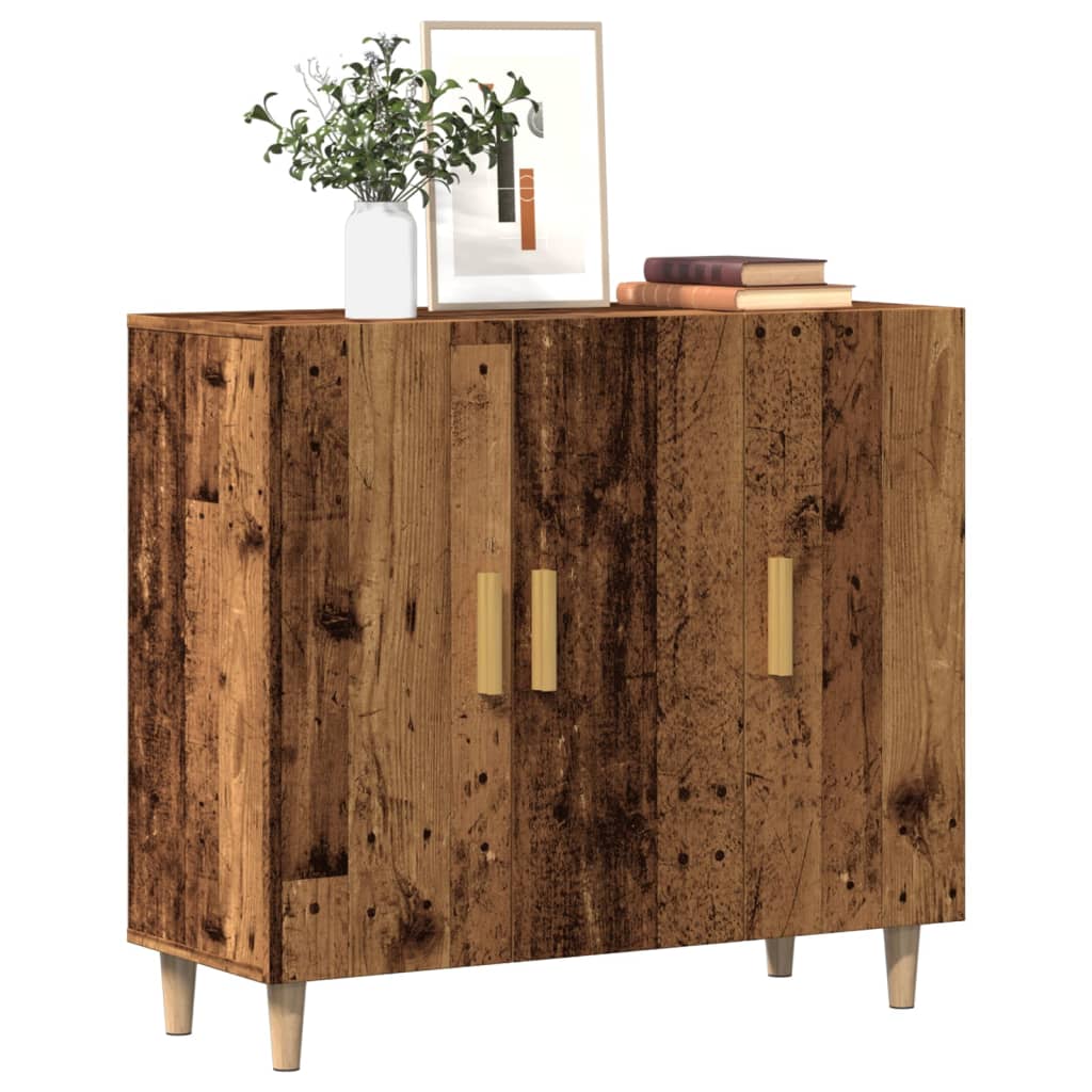 Modern Wooden 3 Door Home Sideboard Storage Cabinet Dining Room Wood Unit