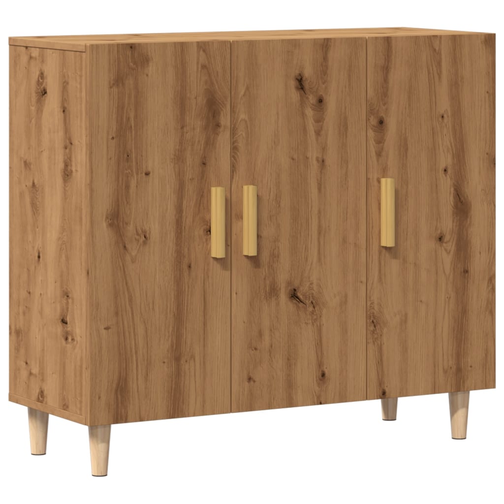 Modern Wooden 3 Door Home Sideboard Storage Cabinet Dining Room Wood Unit