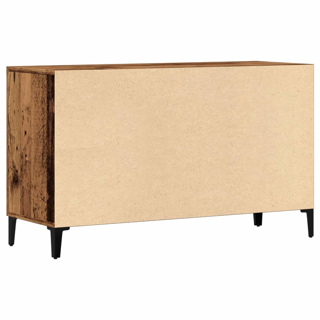 Modern Wooden Sideboard Storage Cabinet Unit With 2 Doors & 2 Drawers Wood