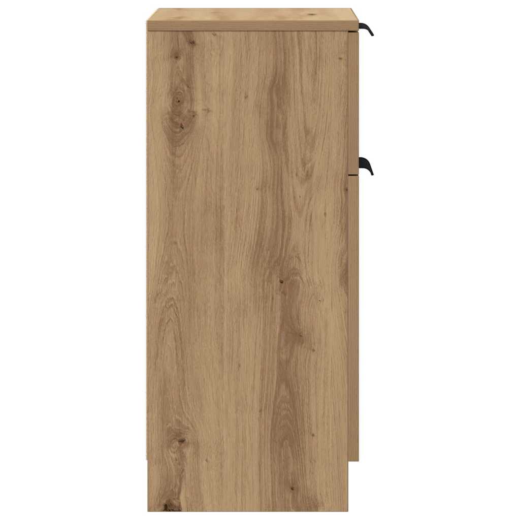 Sideboard Artisan Oak 30x30x70 cm Engineered Wood