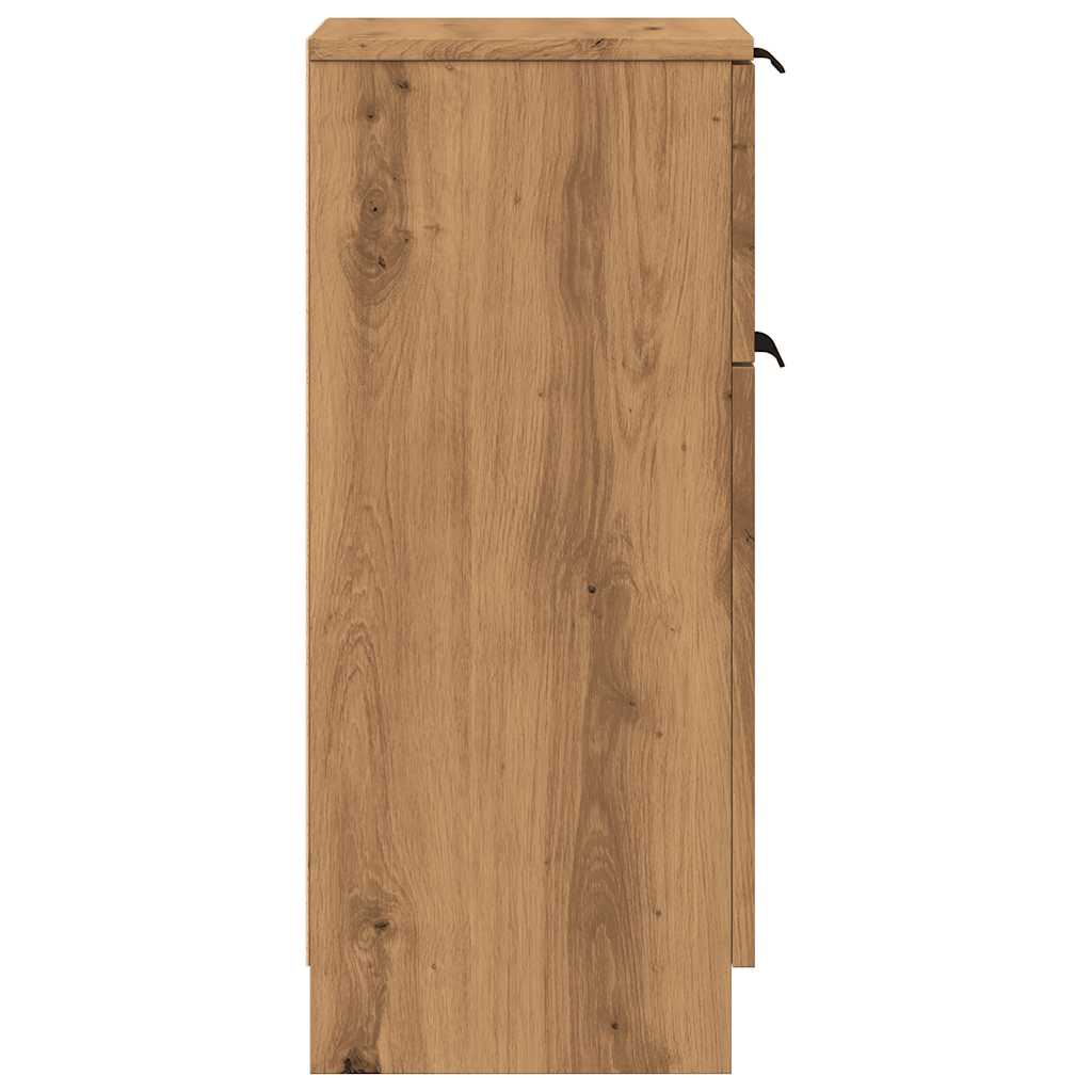 Sideboard Artisan Oak 30x30x70 cm Engineered Wood