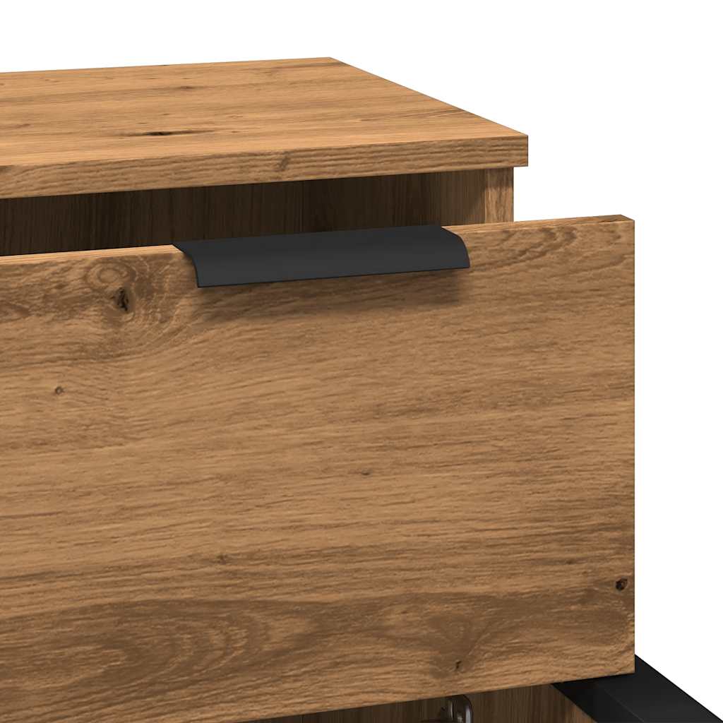 Sideboard Artisan Oak 30x30x70 cm Engineered Wood