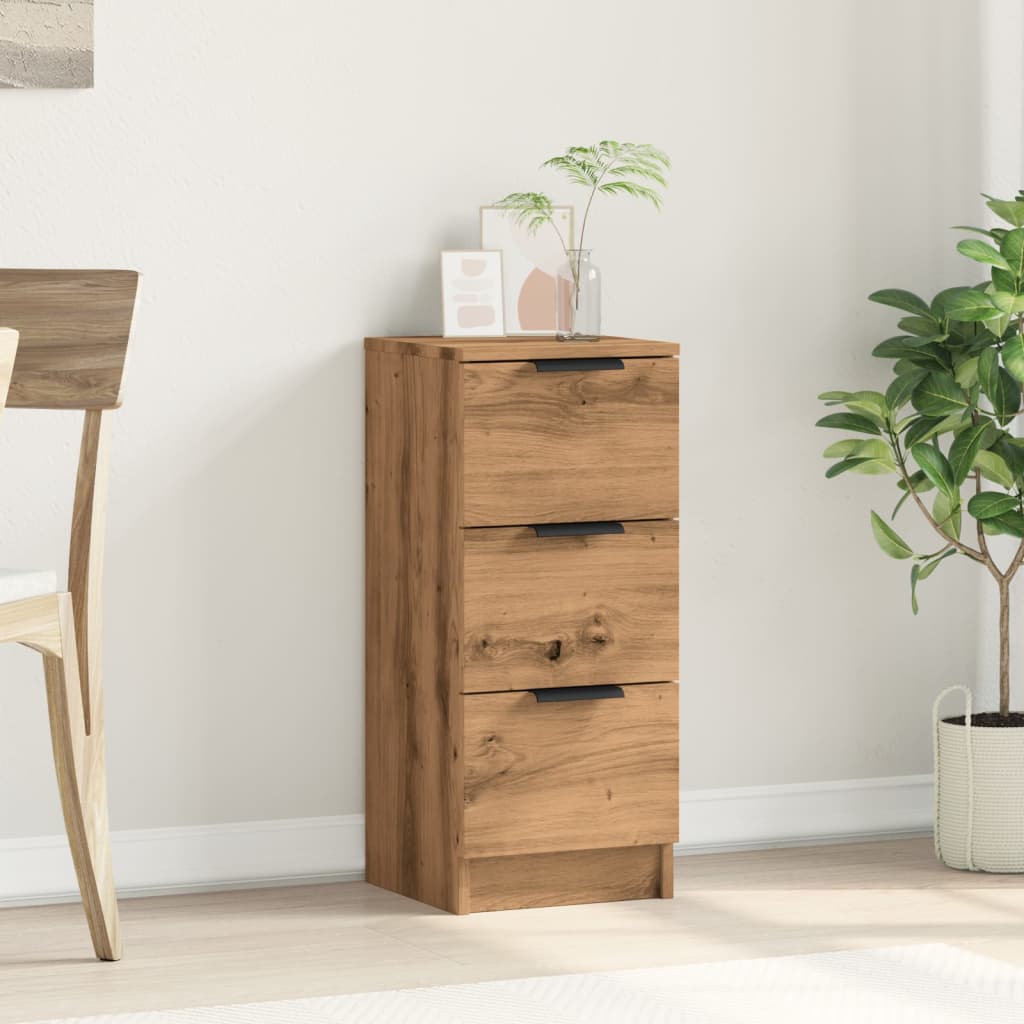 Sideboard Artisan Oak 30x30x70 cm Engineered Wood