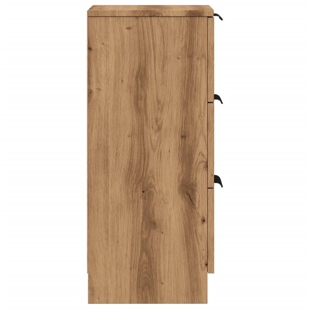 Sideboard Artisan Oak 30x30x70 cm Engineered Wood
