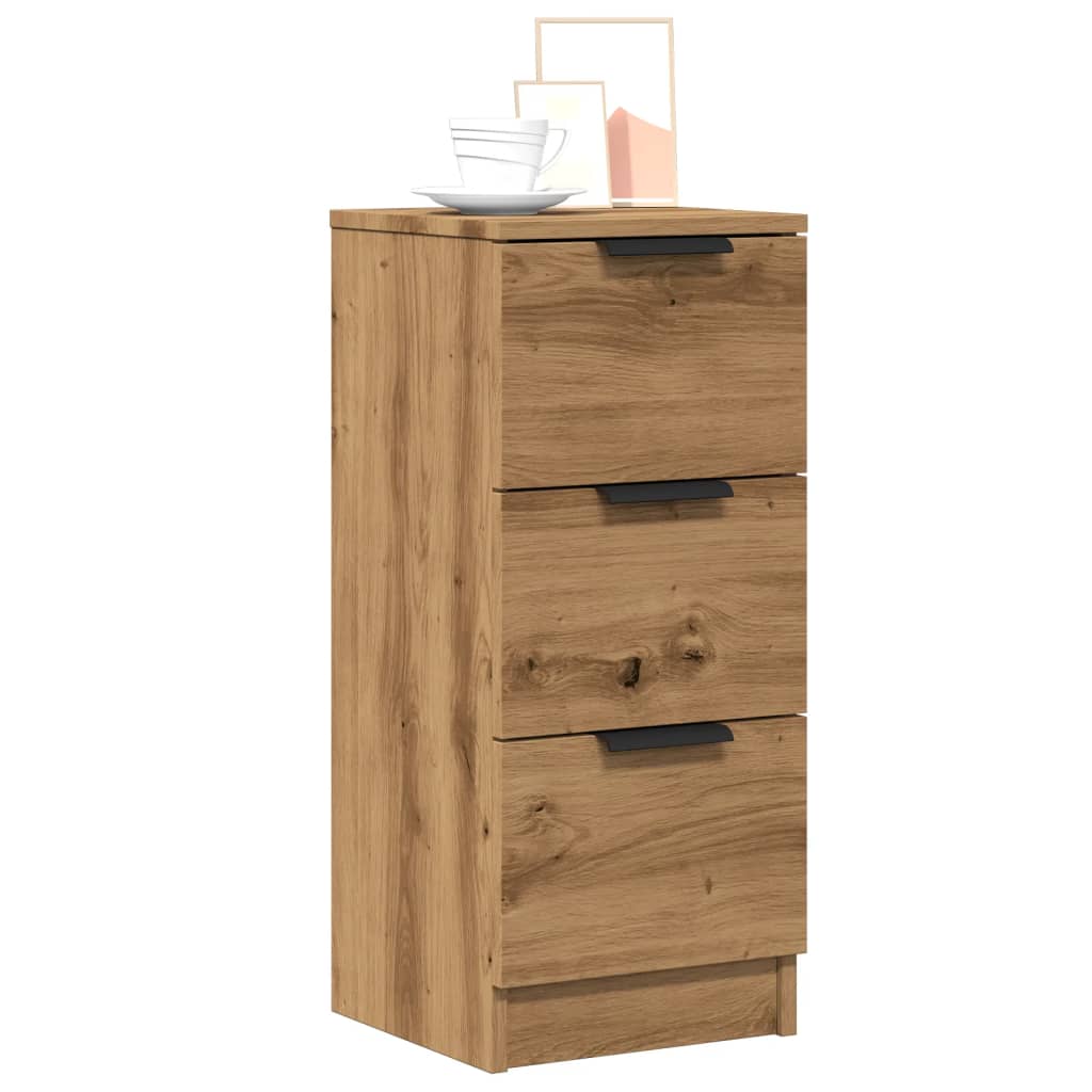 Sideboards 2 pcs Artisan Oak 30x30x70 cm Engineered Wood