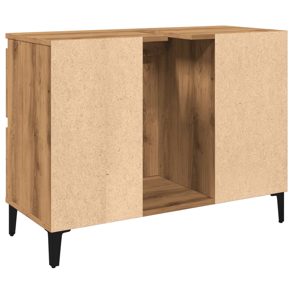 Sink Cabinet Artisan Oak 80x33x60 cm Engineered Wood