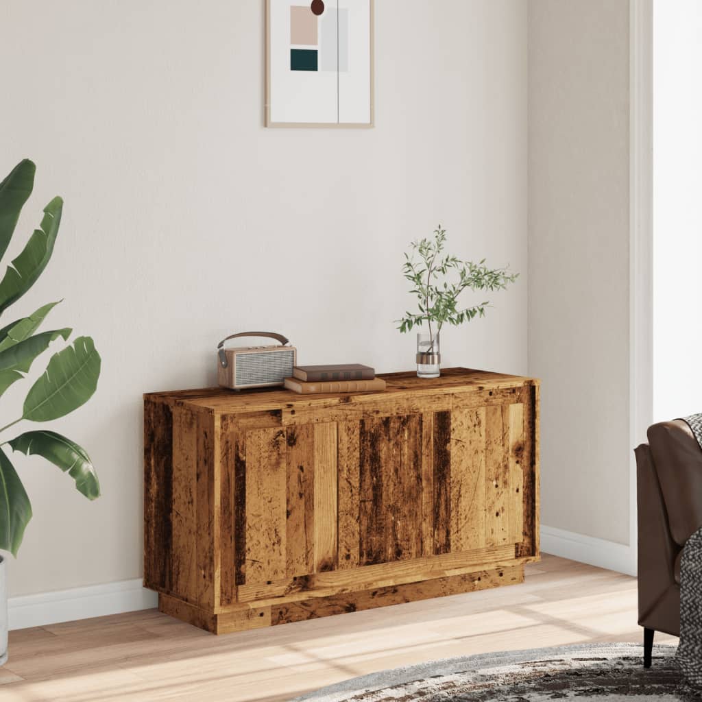 Modern Wooden 3 Door Home Sideboard Storage Cabinet Wood Dining Room Unit