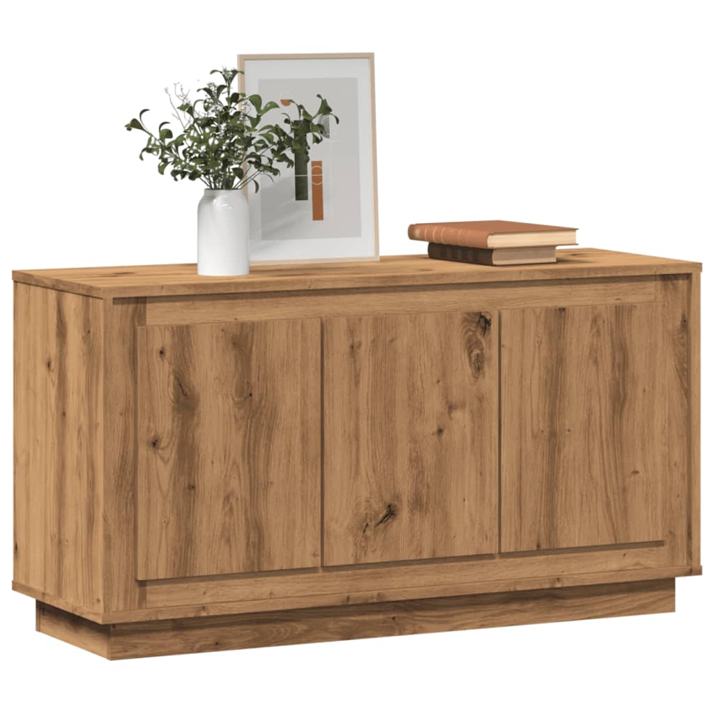 Modern Wooden 3 Door Home Sideboard Storage Cabinet Wood Dining Room Unit